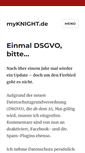 Mobile Screenshot of myknight.de